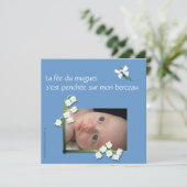 Die Geburt Muguet und Belt Blau-Belt Ankündigung (Stehend Vorderseite)