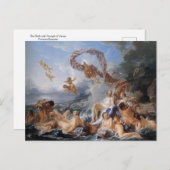 Die Geburt und der Triumph der Venus von Francois Postkarte (Vorne/Hinten)