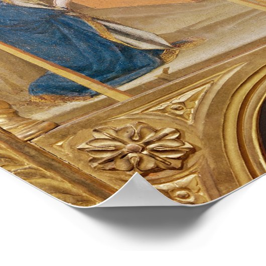 Die Geburt und die Bewunderung der Magi Poster (Ecke)