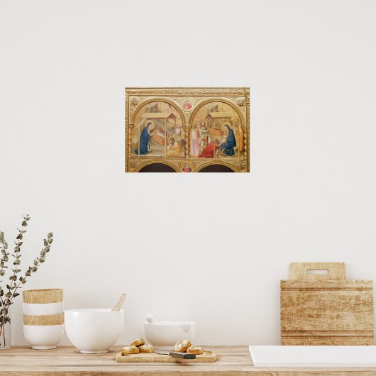 Die Geburt und die Bewunderung der Magi Poster (Küche)