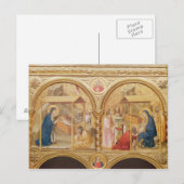 Die Geburt und die Bewunderung der Magi Postkarte (Vorne/Hinten)