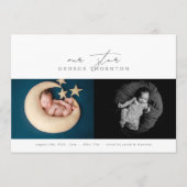 die Geburt unseres Fotos Ankündigung (Vorderseite)