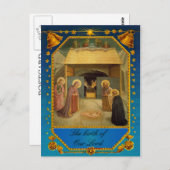 Die Geburt unseres Herrn - Geburt der Geburt Postkarte (Vorne/Hinten)