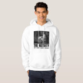 Die Geburt unseres Herrn Jesus Christus Weihnachte Hoodie (Vorne ganz)