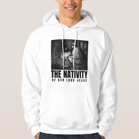 Die Geburt unseres Herrn Jesus Christus Weihnachte Hoodie (Vorderseite)