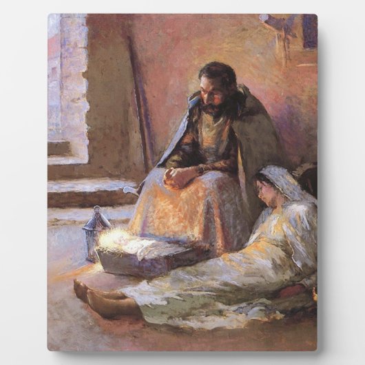 Die Geburt von Gari Melchers Fotoplatte (Vorderseite)