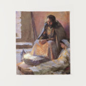 Die Geburt von Gari Melchers Wandteppich (Vorderseite)