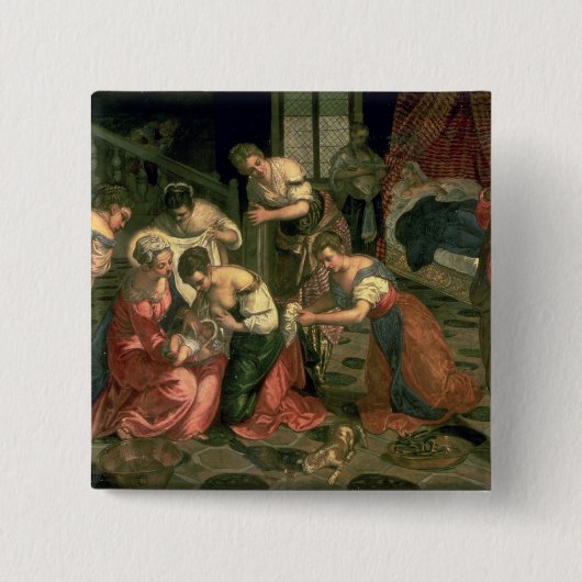 Die Geburt von Johannes der Baptist, 1550-59 Button (Vorderseite)