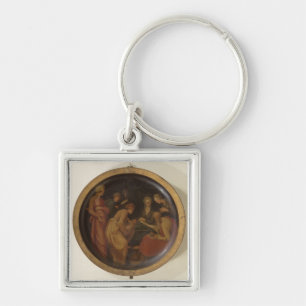 Die Geburt von Johannes der Baptist, c.1526 (Öl a Schlüsselanhänger