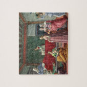 Die Geburt von Johannes der Baptist (Fresko) Puzzle (Vertikal)