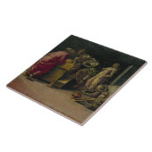 Die Geburt von Johannes der Baptist (Öl auf Fliese (Seite)