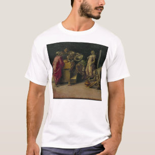 Die Geburt von Johannes der Baptist (Öl auf T-Shirt