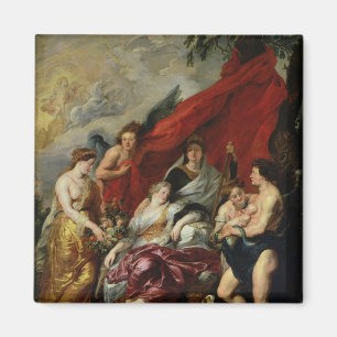 Die Geburt von Louis XIII in Fontainebleau Magnet