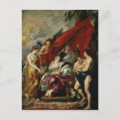 Die Geburt von Louis XIII in Fontainebleau Postkarte (Vorderseite)