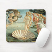 Die Geburt von Venus, c.1485 (Tempera auf Mousepad (Mit Mouse)