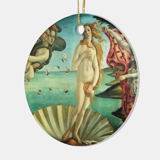 Die Geburt von Venus durch Sandro Botticelli Keramikornament (Links)