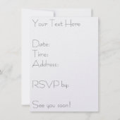 Die Geburt von Venus - klassische Kunst durch Einladung (Rückseite)