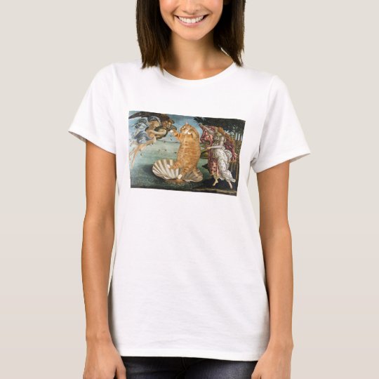 Die Geburt Von Venus Parodie Der T Shirt Der Zazzle De