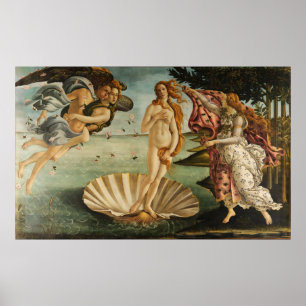 Die Geburt von Venus Sandro Botticelli 1845 malend Poster