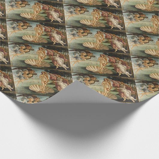 Die Geburt von Venus - Sandro Botticelli Geschenkpapier (Ecke)