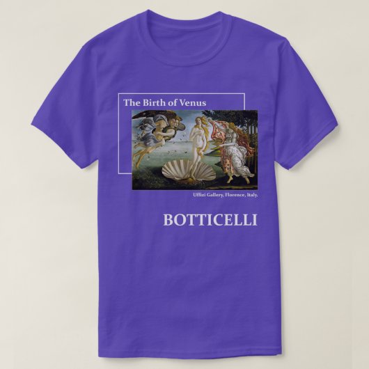 Die Geburt von Venus Sandro Botticelli T-Shirt (Design vorne)