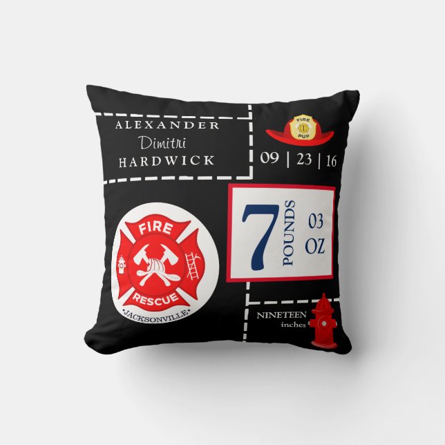 Die Geburts-Notfall-Andenken des Kissen (Vorderseite)