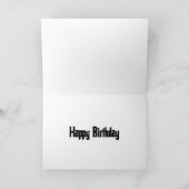 Die Geburtskarte des Dogvaters Mops Dankeskarte (Innenseite)