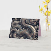 Die Geburtskarte des Drachen Karte (Gelbe Blume)