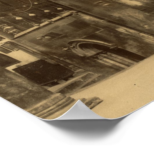 Die Geburtskirche in Bethlehem Poster (Ecke)