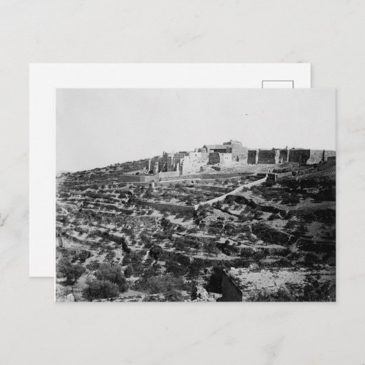 Die Geburtskirche in Bethlehem Postkarte (Vorne/Hinten)