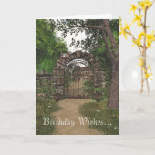 Die Geburtstagskarte des Gartens Karte (Gelbe Blume)