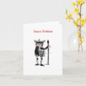 Die Geburtstagskarte des Kriegers Karte (Gelbe Blume)