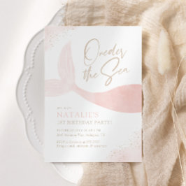 Die Geburtstagsparty der Meerjungfrau Einladung