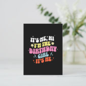 Die Geburtstagsparty Girls von mir Postkarte (Stehend Vorderseite)