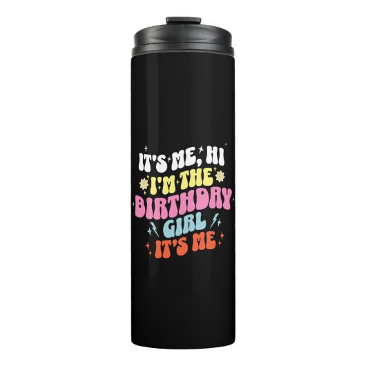 Die Geburtstagsparty Girls von mir Thermosbecher (Vorderseite)
