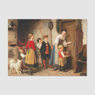Die Geburtstagstorte - Otto Rethel Seidenpapier