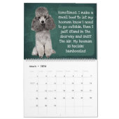Die Gedanken meines Poodle-Kalenders Kalender (Mär 2026)