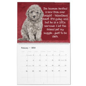 Die Gedanken meines Poodle-Kalenders Kalender (Feb 2026)