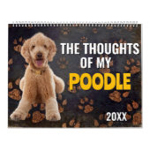 Die Gedanken meines Poodle-Kalenders Kalender (Titelbild)