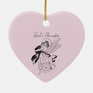 Die Gedanken-Poesie des Gottes Keramikornament