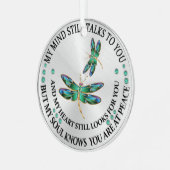 Die Gedenkstätte der Libellenfliege spricht noch i Ornament Aus Metall (Vorderseite links)