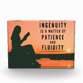 Die Geduld des Einfallsreichtums - Inspiration Fotoblock