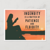 Die Geduld des Einfallsreichtums - Inspiration Postkarte (Vorderseite)