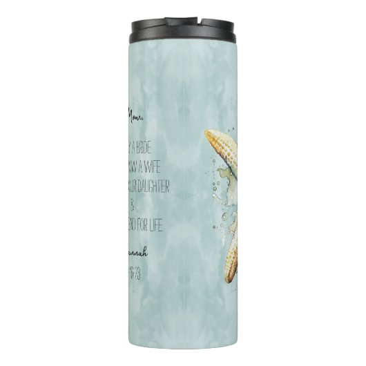 Die geehrte Mutter der Braut Thermosbecher (Rückseite)