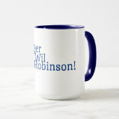 Die Gefahr der Robinson-Tasse Tasse (VorderseiteRechts)