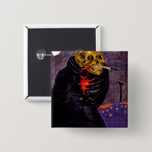 Die Gefahr des Bolschewismus Button (Vorne & Hinten)