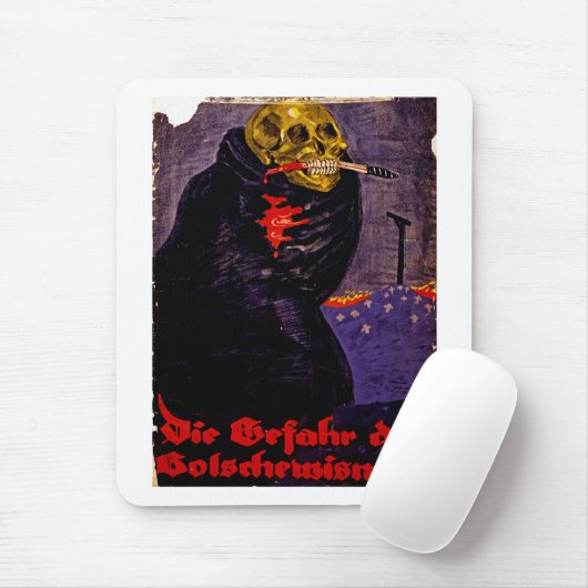Die Gefahr des Bolschewismus Mousepad (Mit Mouse)