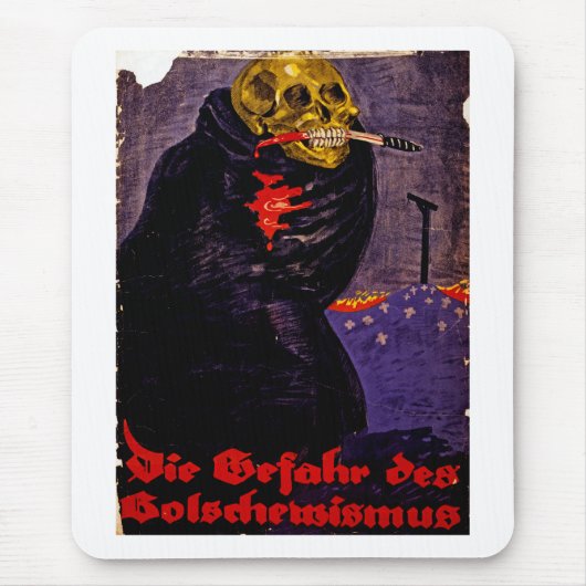 Die Gefahr des Bolschewismus Mousepad (Vorne)
