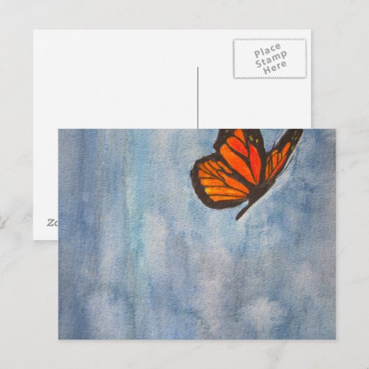 die Gefahr Postkarte (Vorne/Hinten)