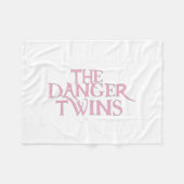 Die Gefahren: Cotton Candy (hellrosa) Fleecedecke (Vorderseite (Horizontal))